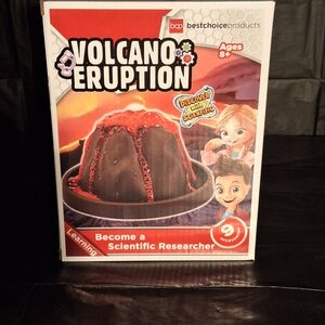 Volcano Eruption Learning Toy - Black and Red